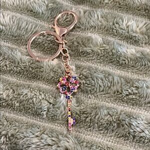 Elegant Multicolor Key Charm Keychain